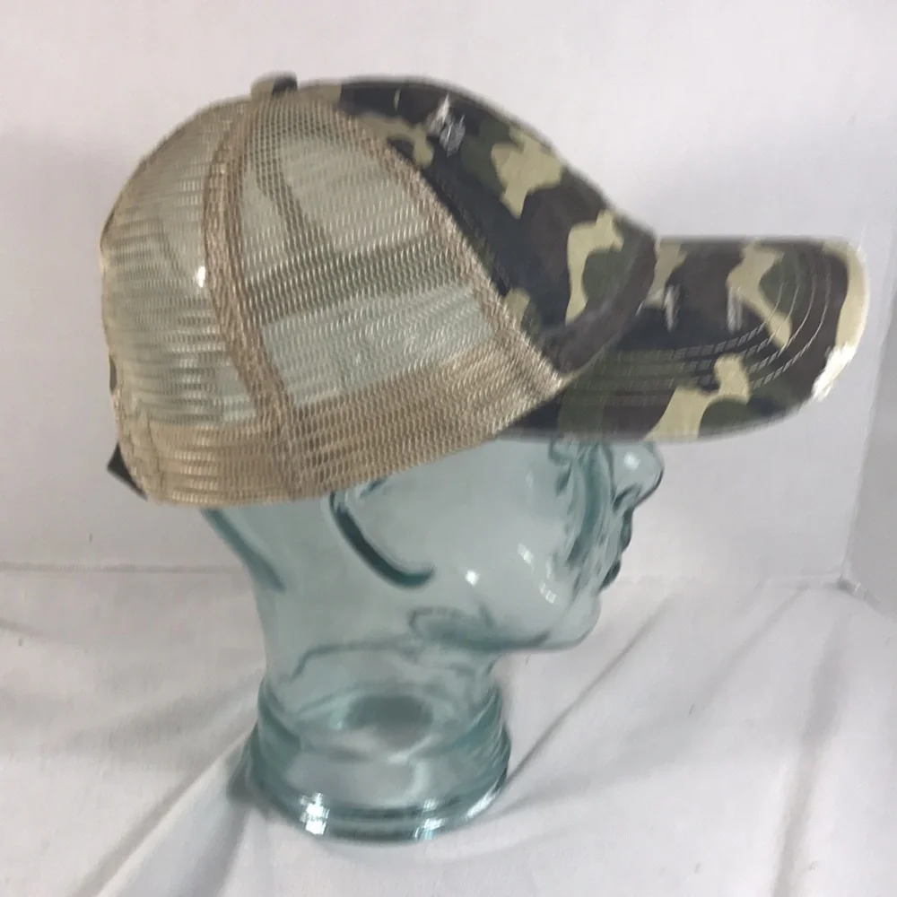 Womens Rugged Camo Trucker Hat